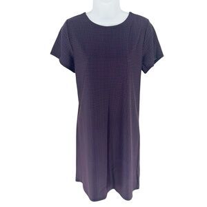 Jude Connally Ella Dress Womens XS Navy Red Polka Dot Cap Sleeve Shift NEW $178